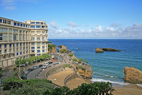 Biarritz et son front de mer